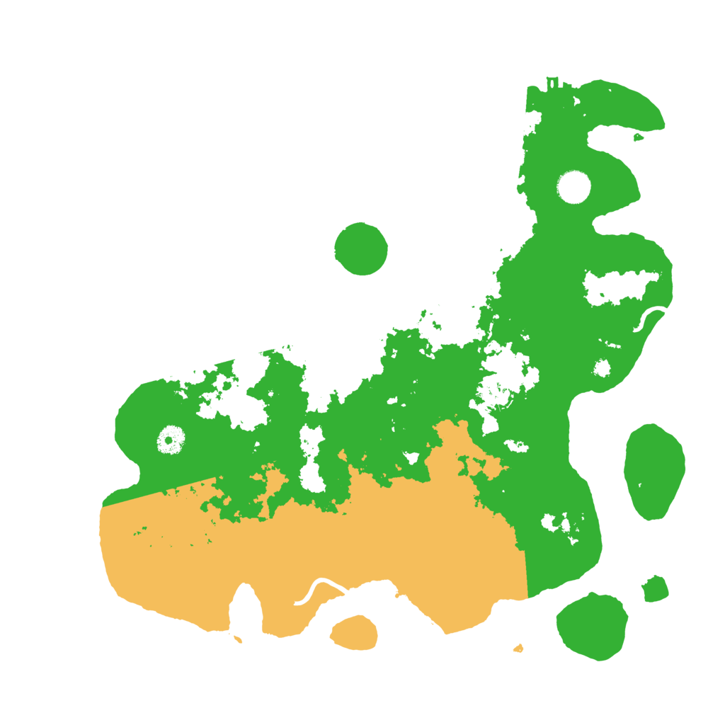 Biome Rust Map: Procedural Map, Size: 3850, Seed: 541346196