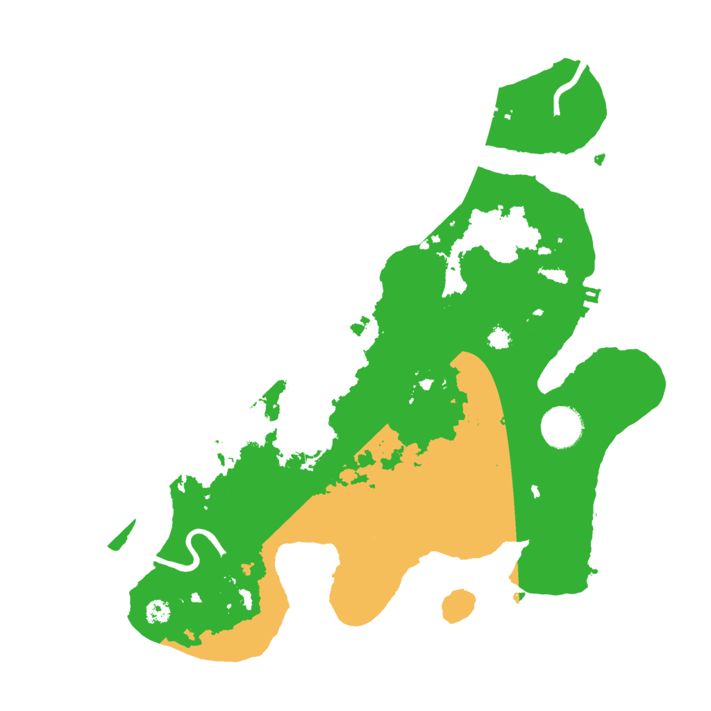 Biome Rust Map: Procedural Map, Size: 3000, Seed: 117191727