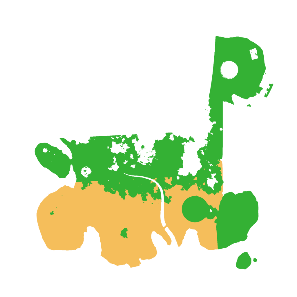 Biome Rust Map: Procedural Map, Size: 3000, Seed: 220407020