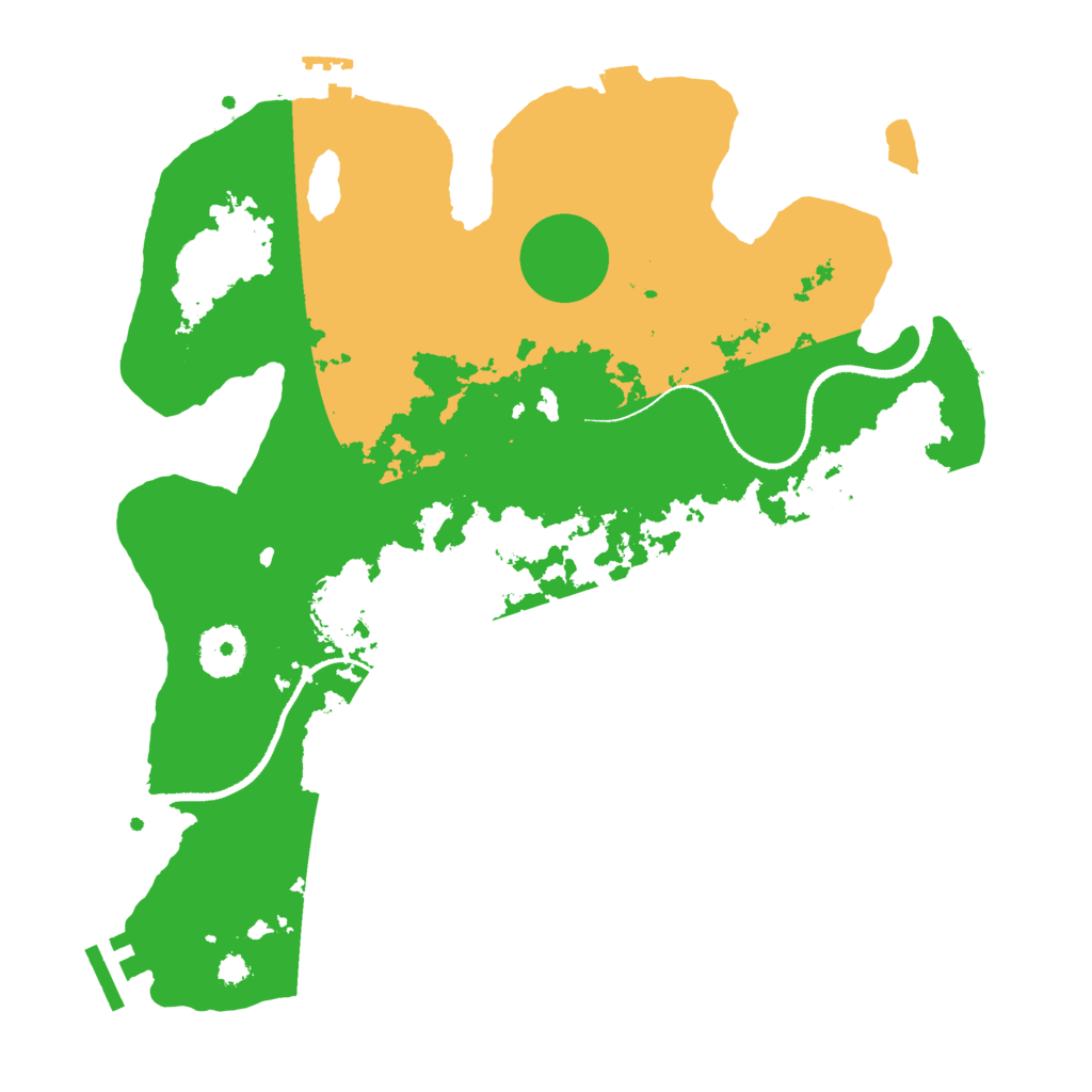 Biome Rust Map: Procedural Map, Size: 3250, Seed: 4330914