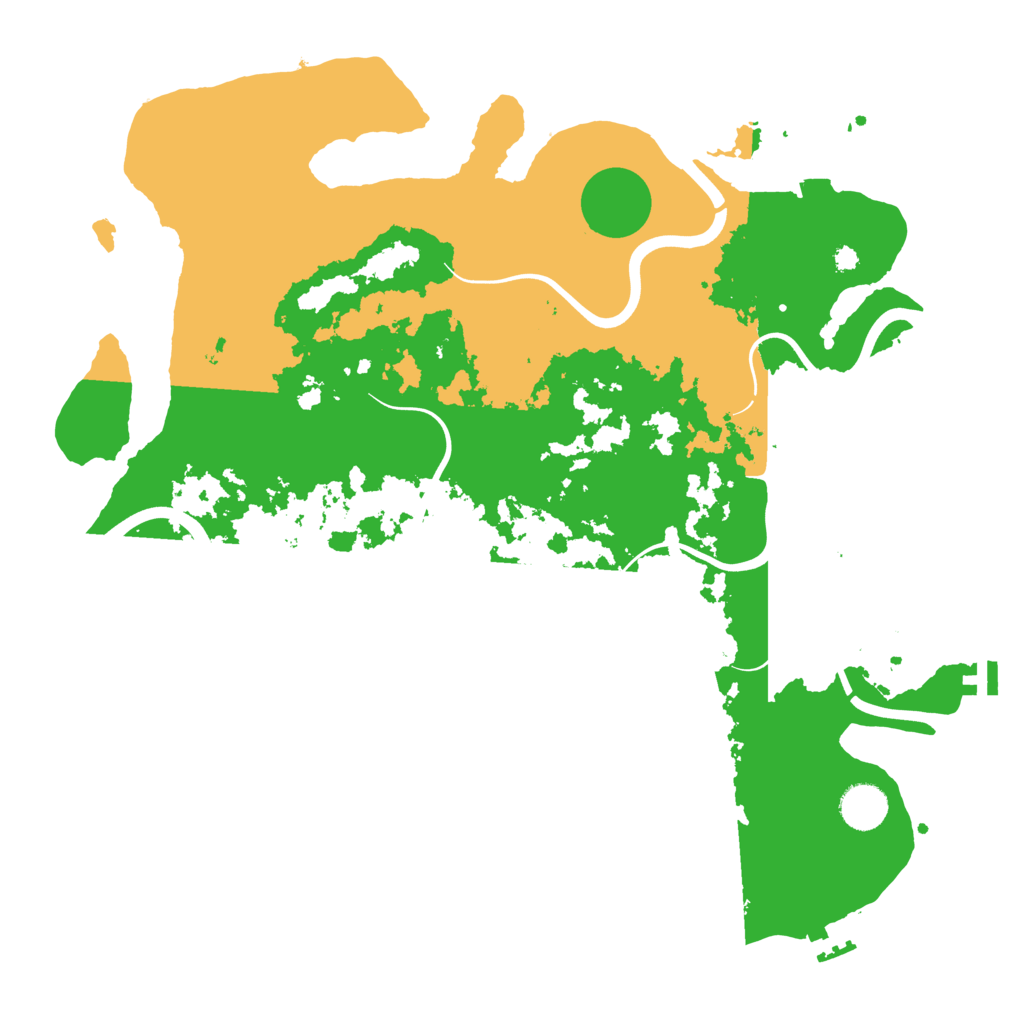 Biome Rust Map: Procedural Map, Size: 3850, Seed: 509278794
