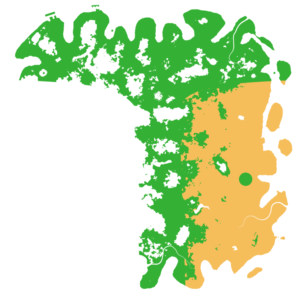 Biome Rust Map: Procedural Map, Size: 6000, Seed: 1012022