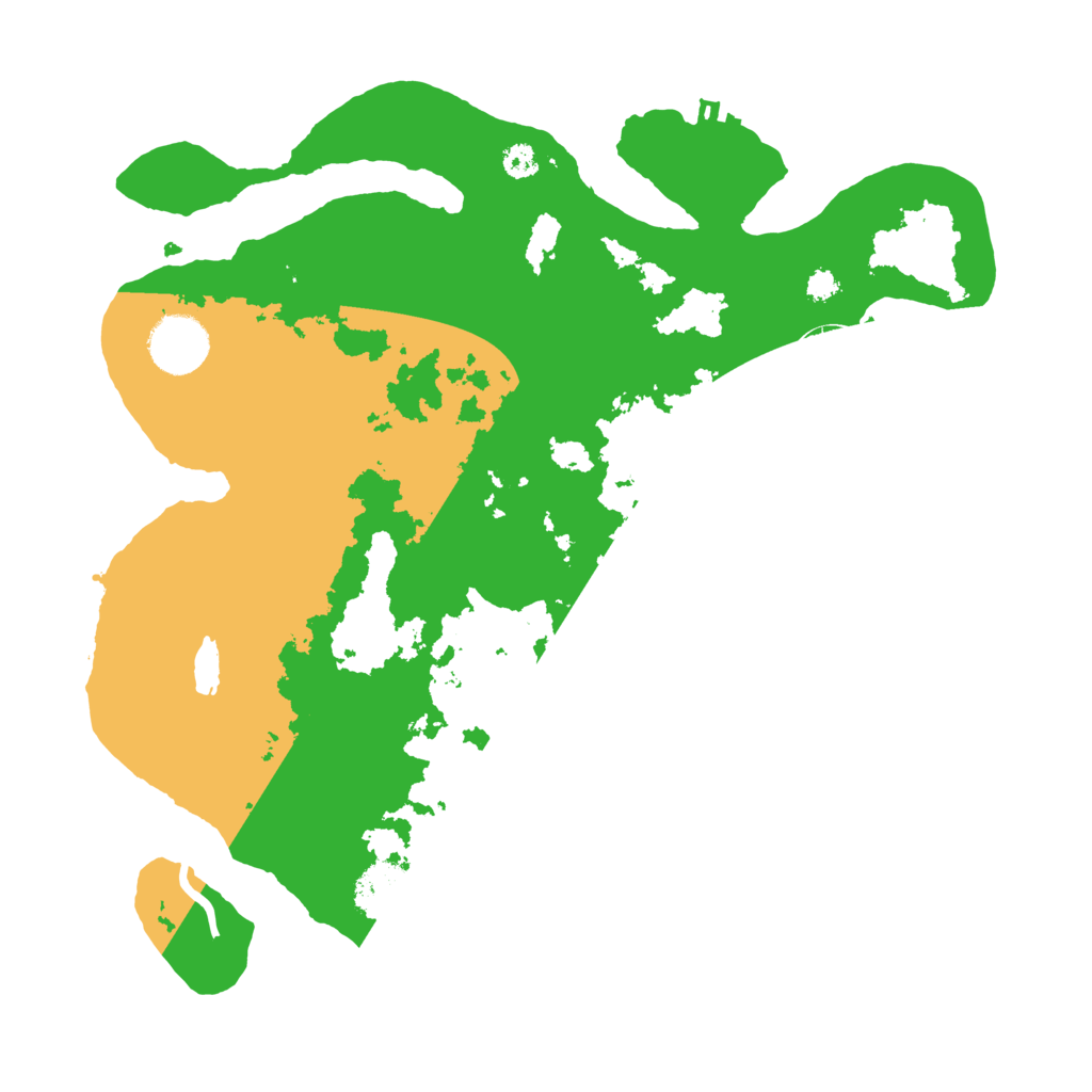 Biome Rust Map: Procedural Map, Size: 3250, Seed: 4480251