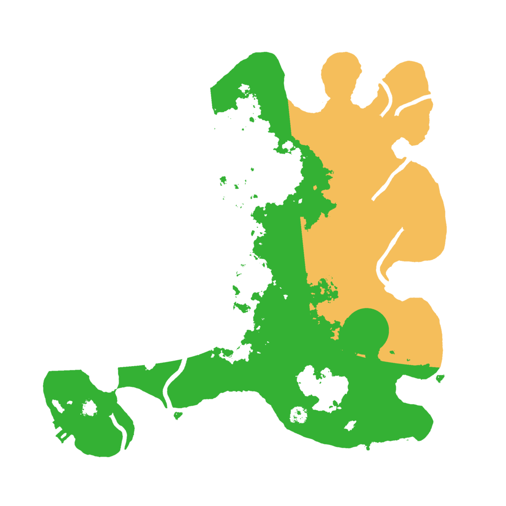 Biome Rust Map: Procedural Map, Size: 3000, Seed: 616466160