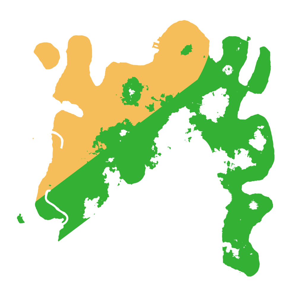 Biome Rust Map: Procedural Map, Size: 3250, Seed: 5649015