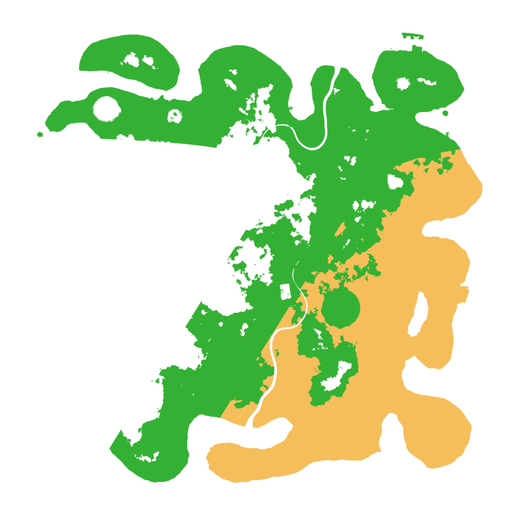 Biome Rust Map: Procedural Map, Size: 3600, Seed: 919101625