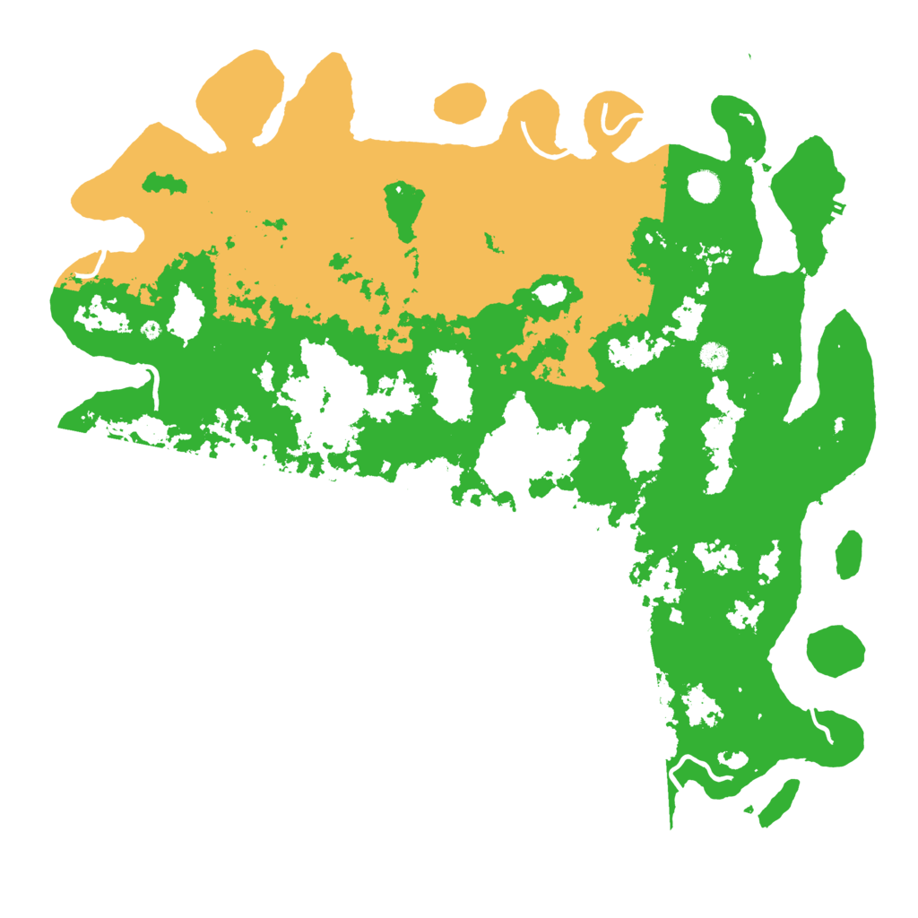 Biome Rust Map: Procedural Map, Size: 5000, Seed: 2439429