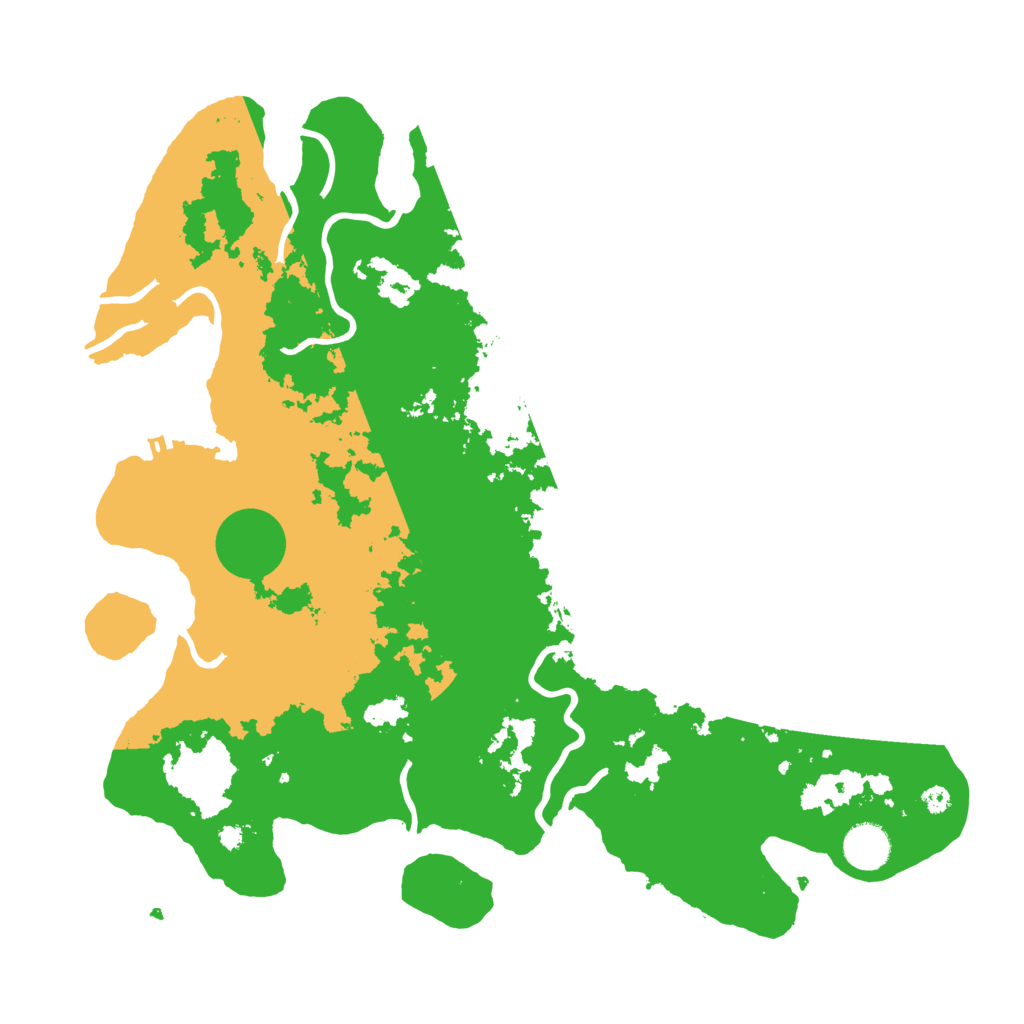 Biome Rust Map: Procedural Map, Size: 3850, Seed: 242538660