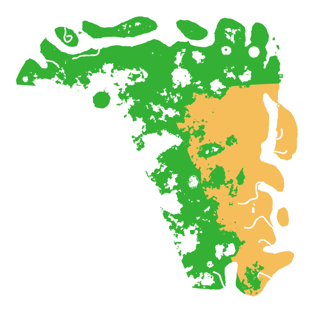 Biome Rust Map: Procedural Map, Size: 5000, Seed: 8868