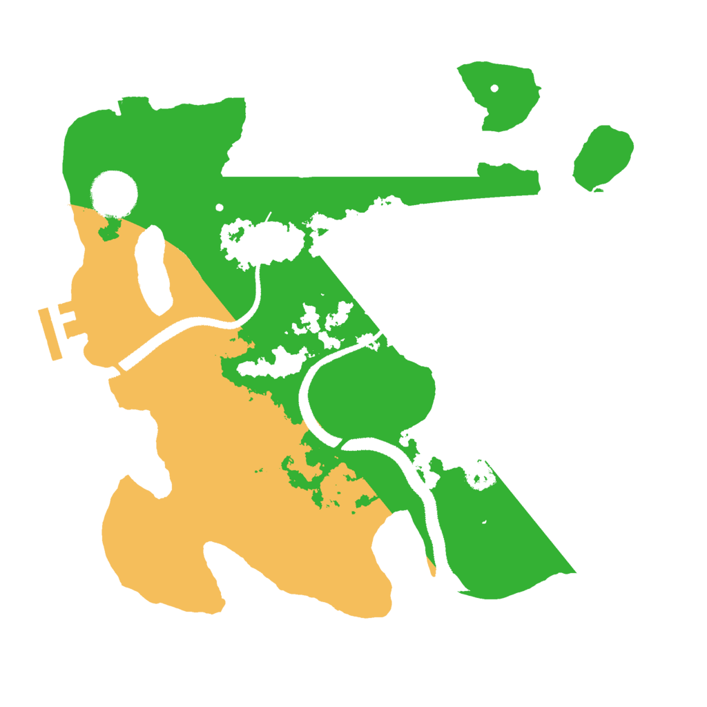 Biome Rust Map: Procedural Map, Size: 2700, Seed: 3291