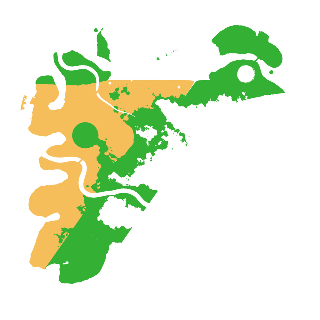 Biome Rust Map: Procedural Map, Size: 3250, Seed: 4055022