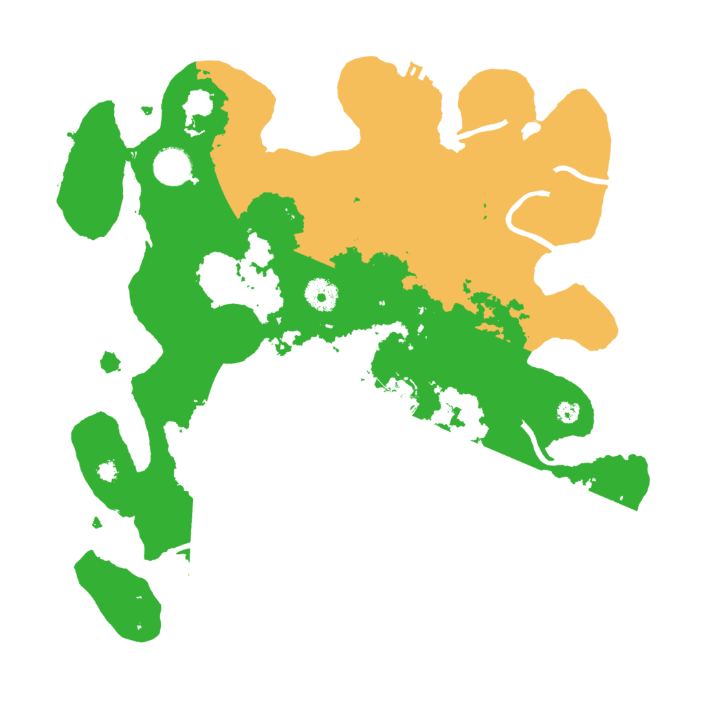 Biome Rust Map: Procedural Map, Size: 3250, Seed: 4673457