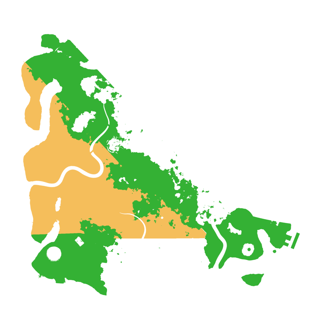 Biome Rust Map: Procedural Map, Size: 3850, Seed: 529562180