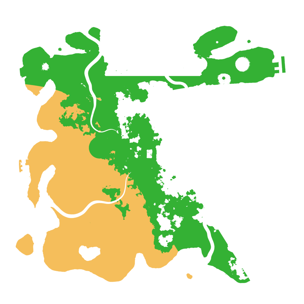 Biome Rust Map: Procedural Map, Size: 3750, Seed: 599208220
