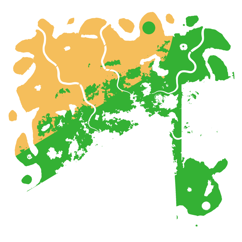 Biome Rust Map: Procedural Map, Size: 5000, Seed: 267