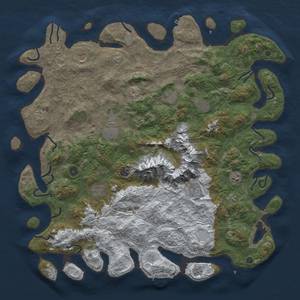 Thumbnail Rust Map: Procedural Map, Size: 5000, Seed: 267, 19 Monuments