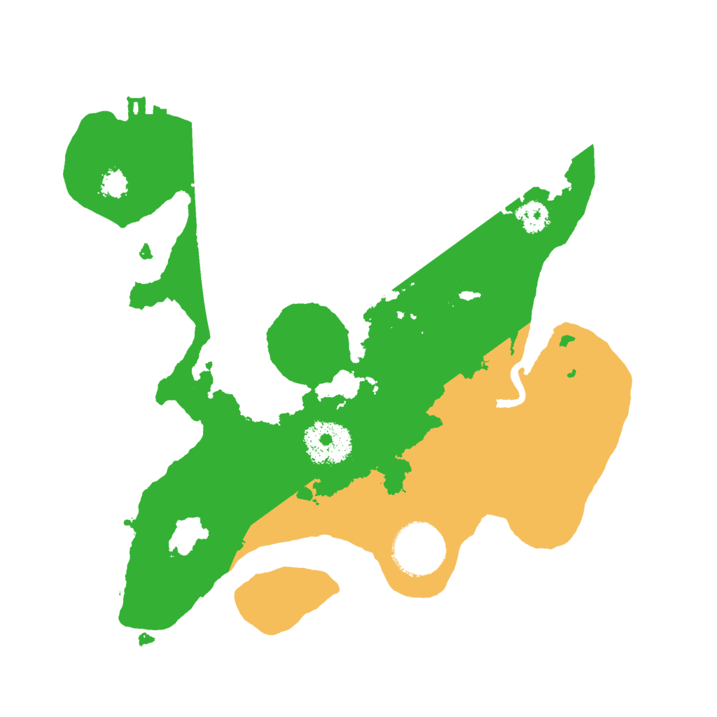 Biome Rust Map: Procedural Map, Size: 2400, Seed: 156
