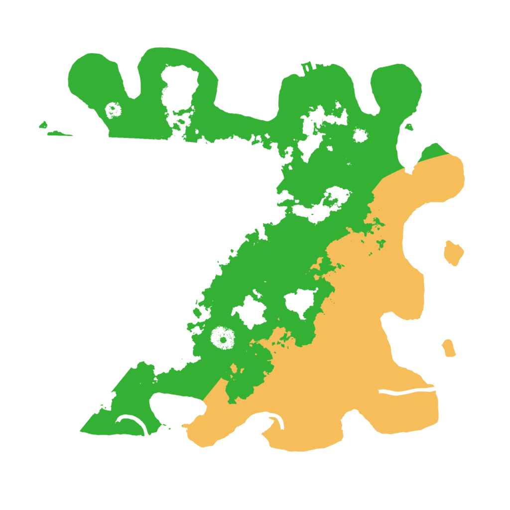Biome Rust Map: Procedural Map, Size: 3250, Seed: 4596496