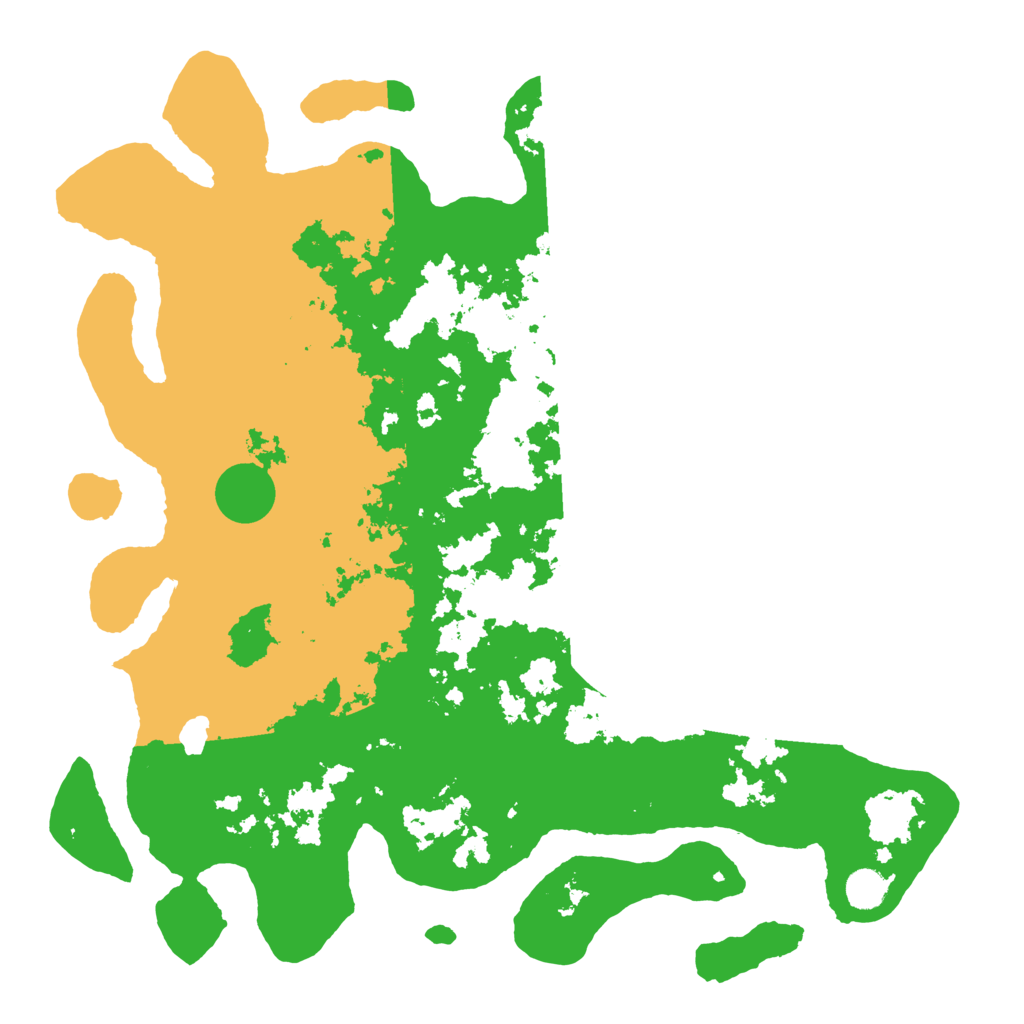 Biome Rust Map: Barren, Size: 4500, Seed: 6051411