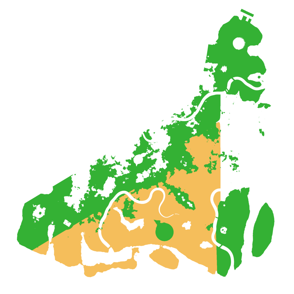 Biome Rust Map: Procedural Map, Size: 4300, Seed: 200312813