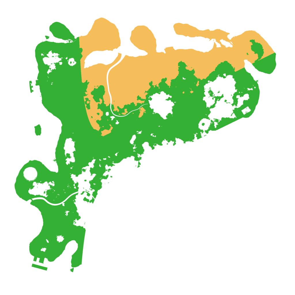 Biome Rust Map: Procedural Map, Size: 3800, Seed: 1163632593