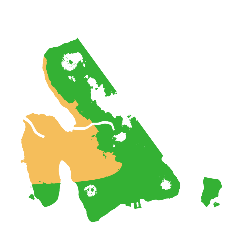 Biome Rust Map: Procedural Map, Size: 2200, Seed: 1672770233