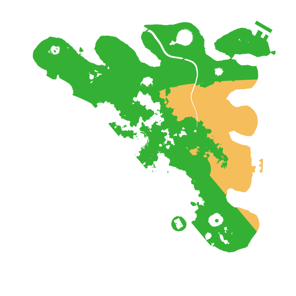 Biome Rust Map: Procedural Map, Size: 3250, Seed: 5347146