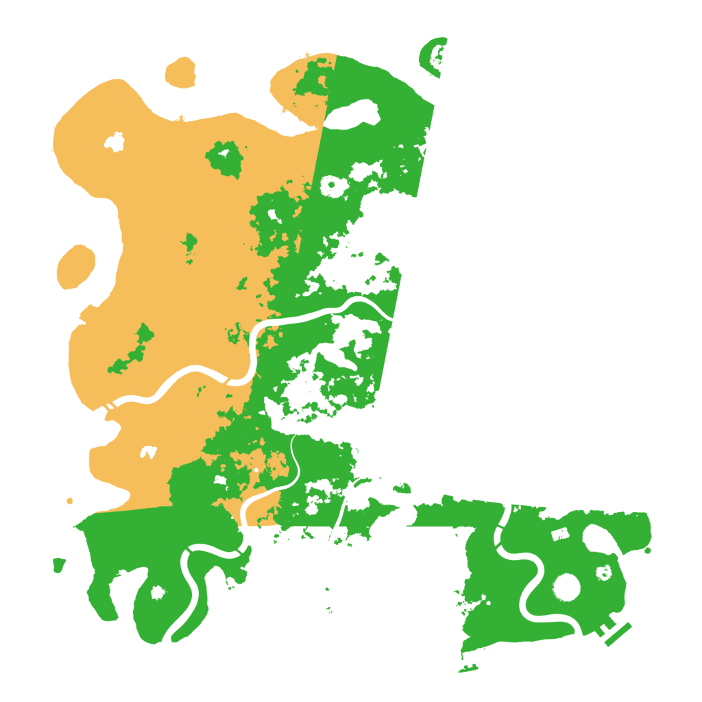 Biome Rust Map: Procedural Map, Size: 4500, Seed: 123114