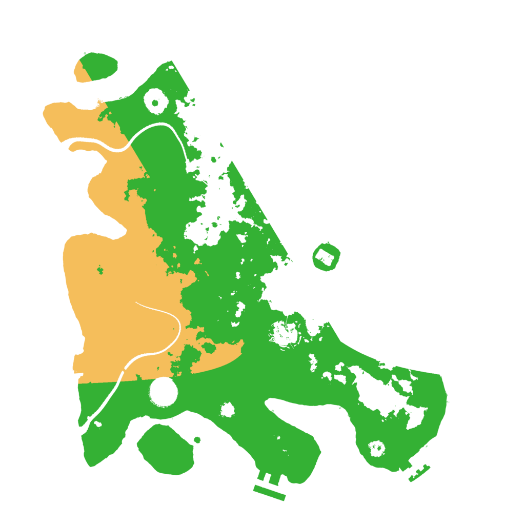 Biome Rust Map: Procedural Map, Size: 3250, Seed: 3734225