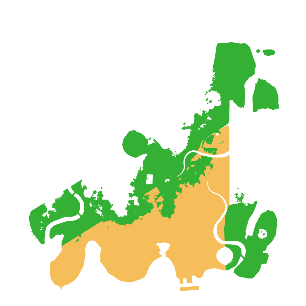 Biome Rust Map: Procedural Map, Size: 3250, Seed: 2401861