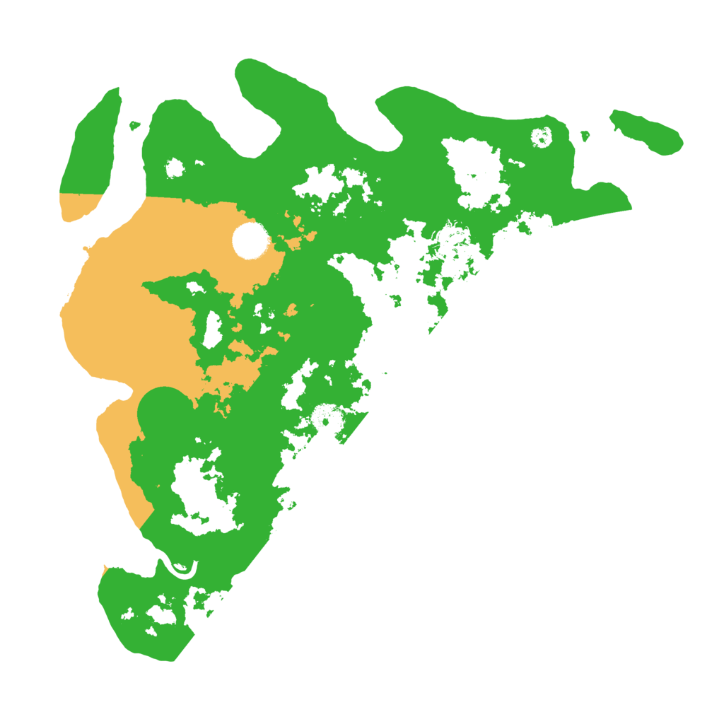 Biome Rust Map: Procedural Map, Size: 3500, Seed: 1523243