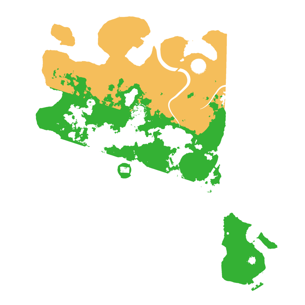 Biome Rust Map: Procedural Map, Size: 3550, Seed: 808186