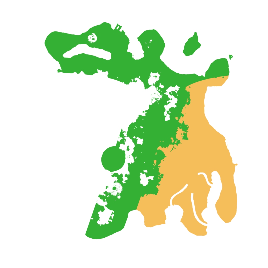 Biome Rust Map: Procedural Map, Size: 3000, Seed: 53331