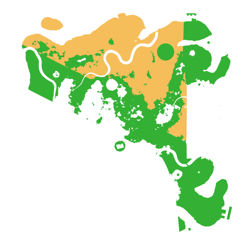 Biome Rust Map: Procedural Map, Size: 3850, Seed: 124527305