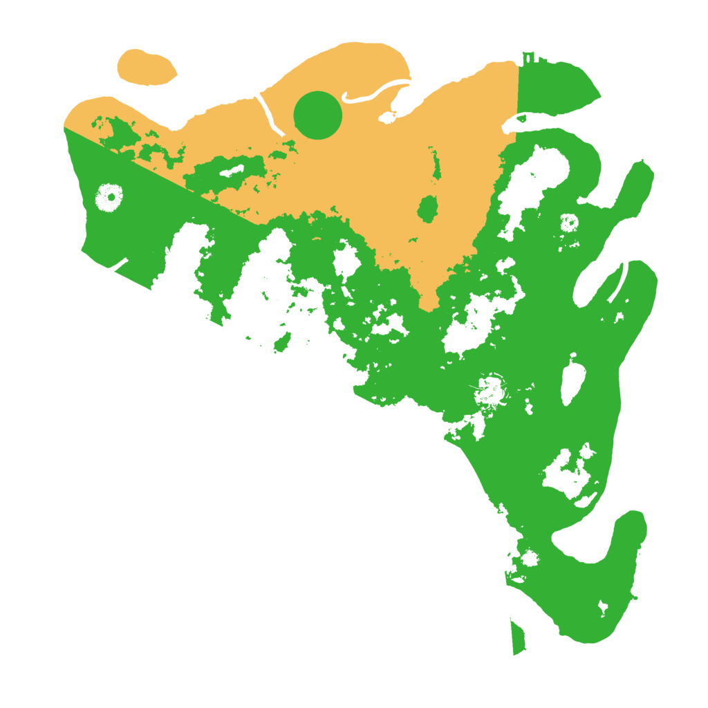 Biome Rust Map: Procedural Map, Size: 3850, Seed: 124527305