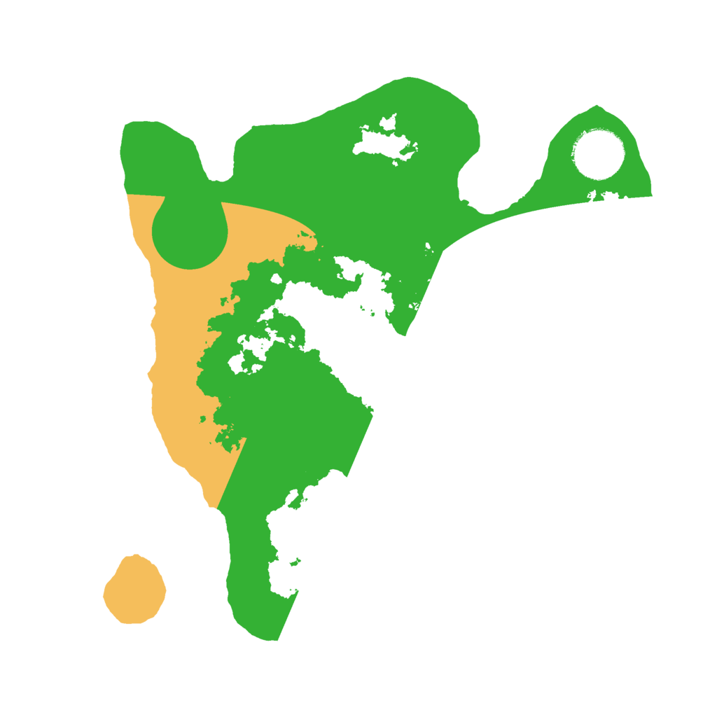 Biome Rust Map: Barren, Size: 2500, Seed: 282828