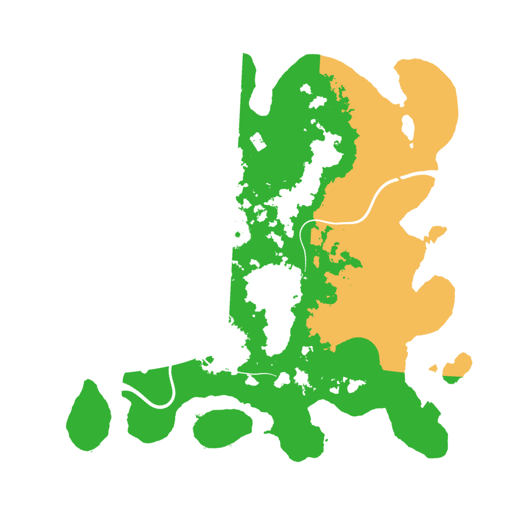 Biome Rust Map: Procedural Map, Size: 3250, Seed: 3860568