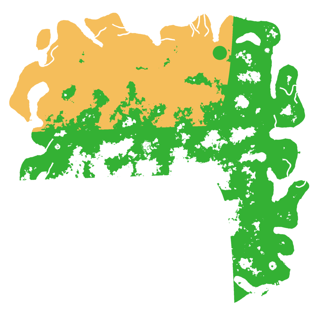 Biome Rust Map: Procedural Map, Size: 6000, Seed: 243368