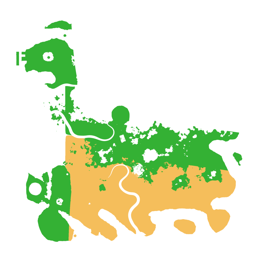 Biome Rust Map: Procedural Map, Size: 3850, Seed: 458179991