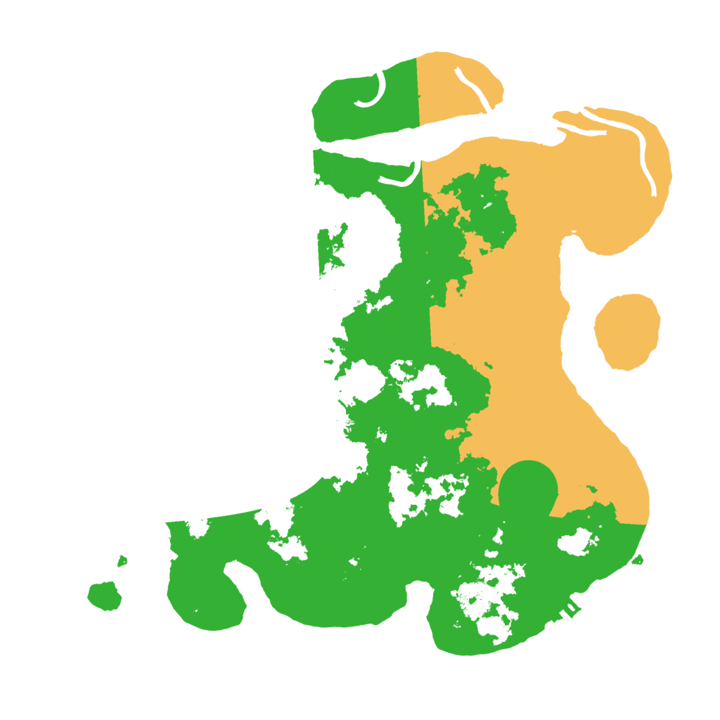 Biome Rust Map: Procedural Map, Size: 3250, Seed: 3282629