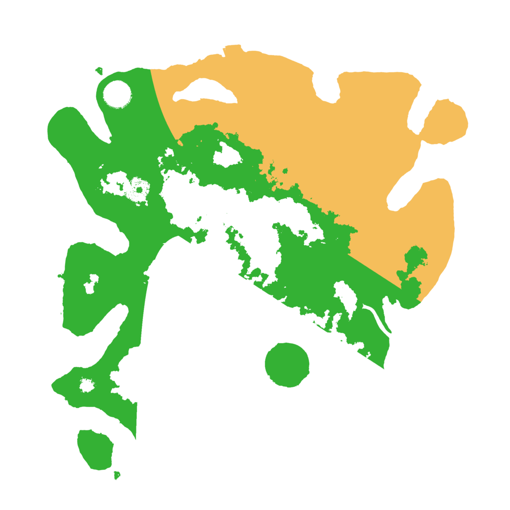 Biome Rust Map: Procedural Map, Size: 3250, Seed: 4340211