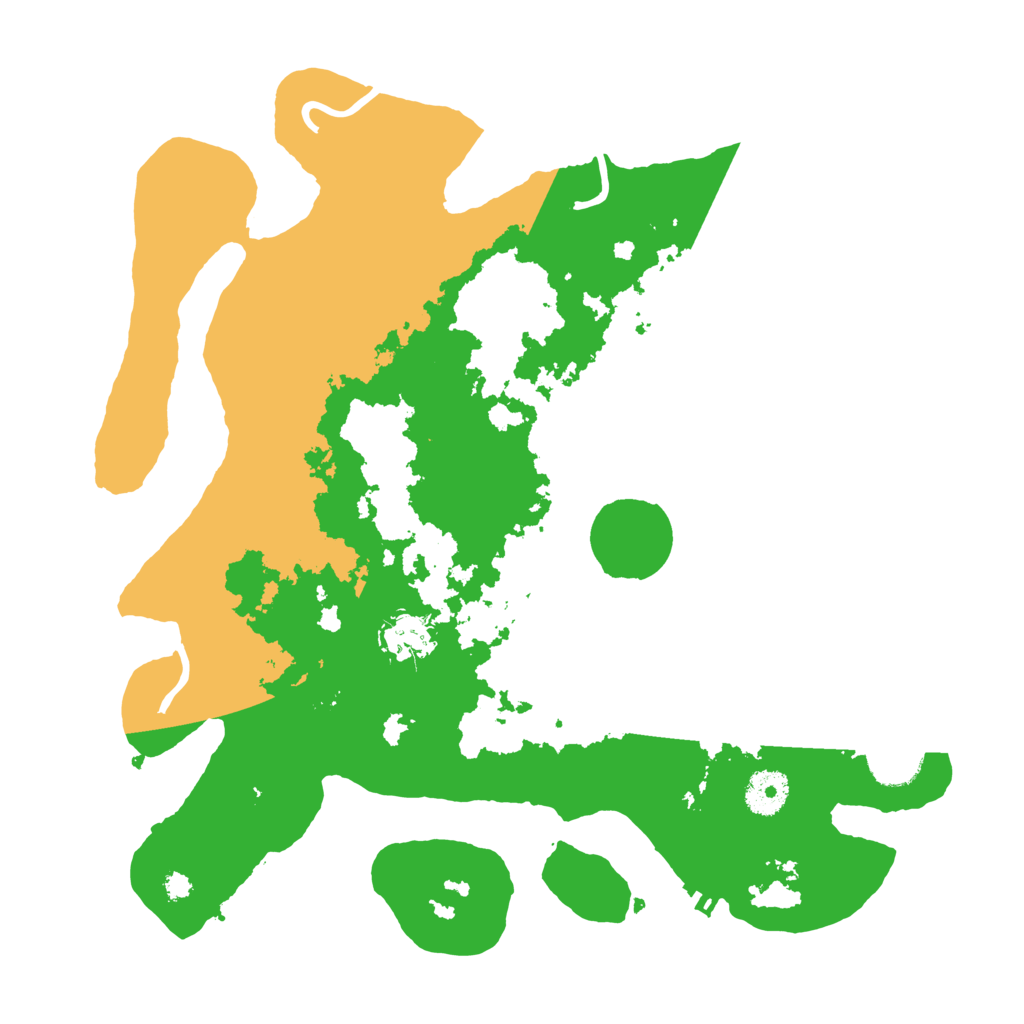 Biome Rust Map: Procedural Map, Size: 3500, Seed: 18282