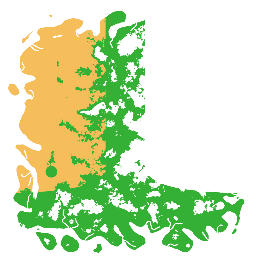 Biome Rust Map: Procedural Map, Size: 6000, Seed: 827146