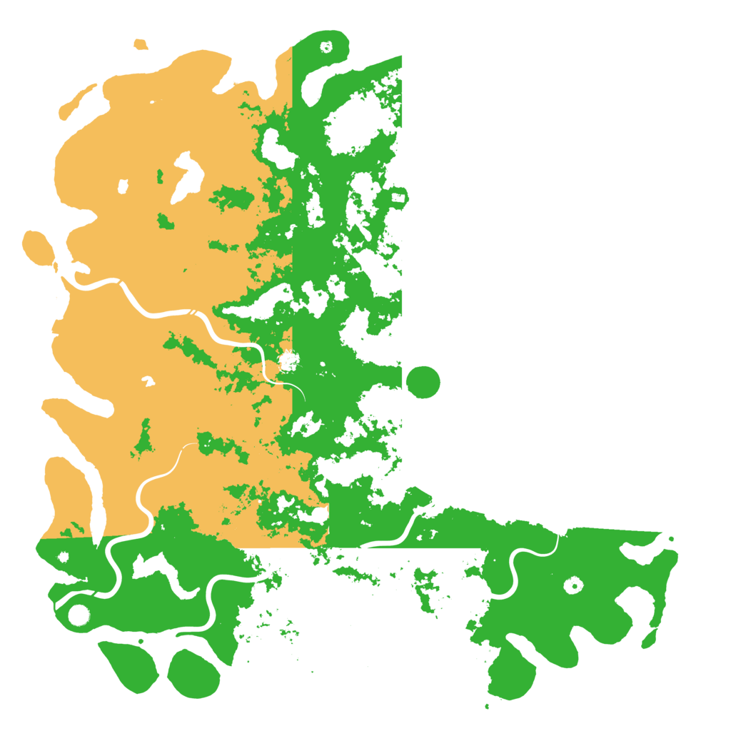 Biome Rust Map: Procedural Map, Size: 6000, Seed: 827146