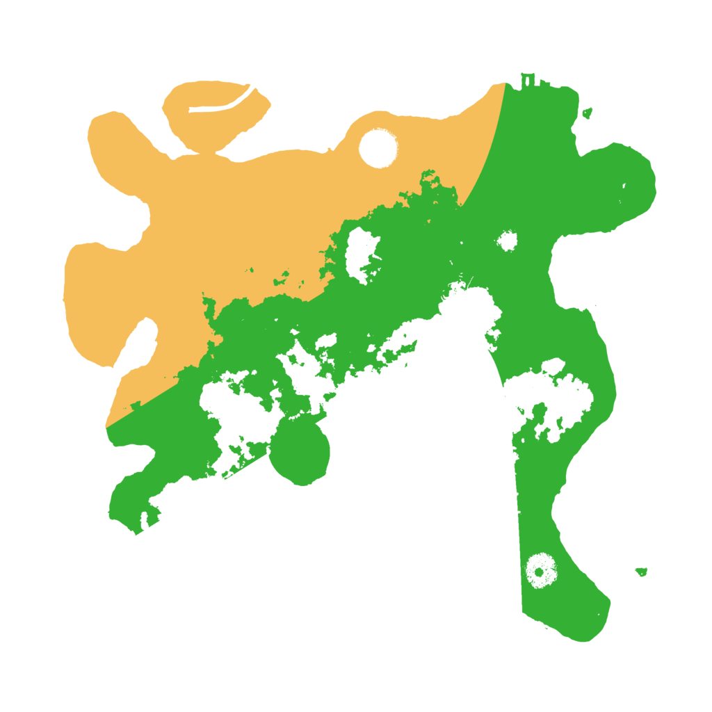 Biome Rust Map: Procedural Map, Size: 3250, Seed: 3207902