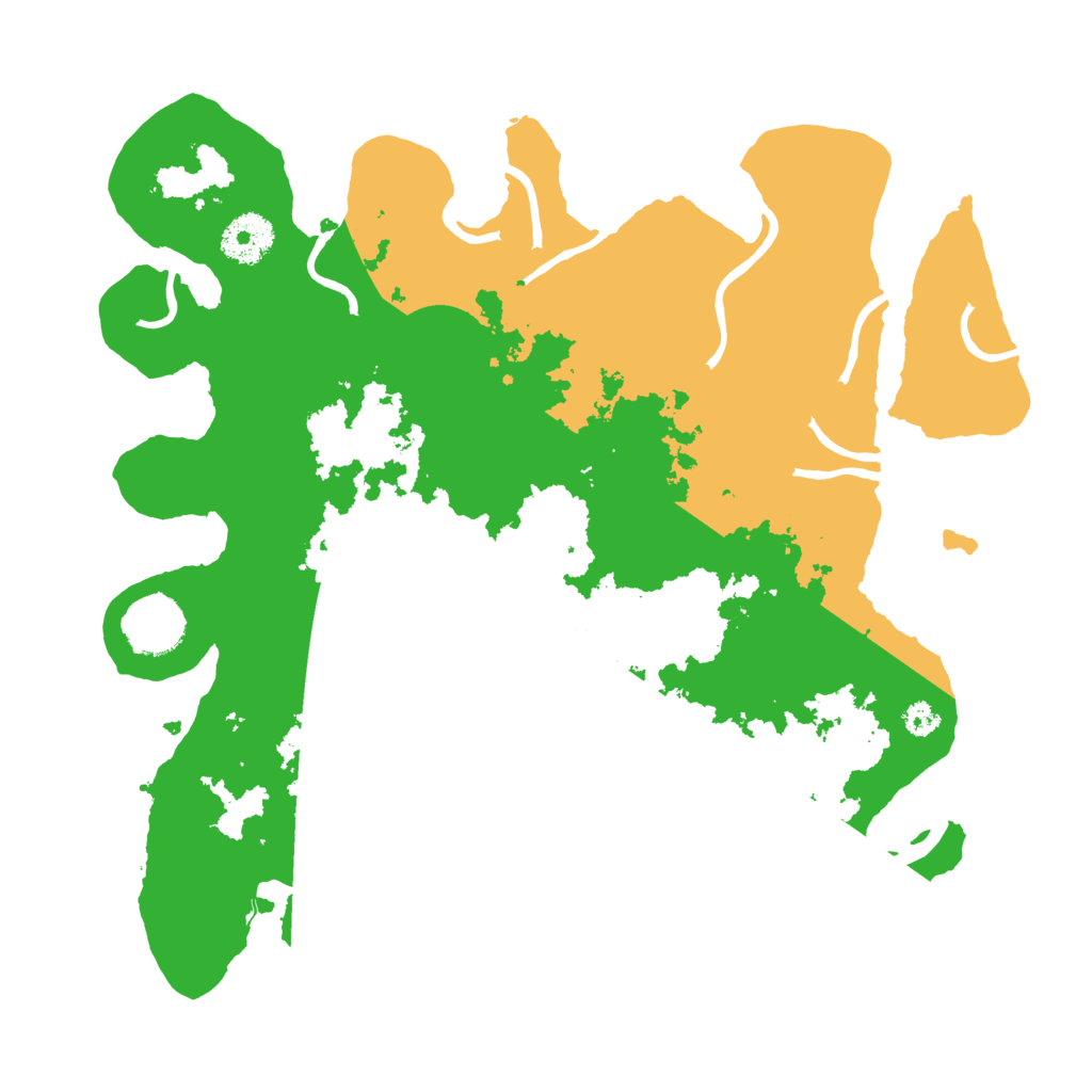 Biome Rust Map: Procedural Map, Size: 3250, Seed: 5075866