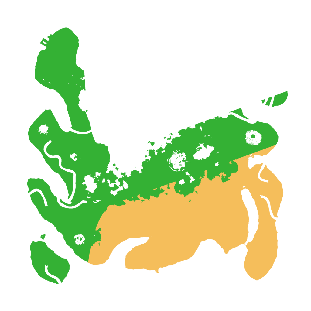 Biome Rust Map: Procedural Map, Size: 3000, Seed: 2143143646