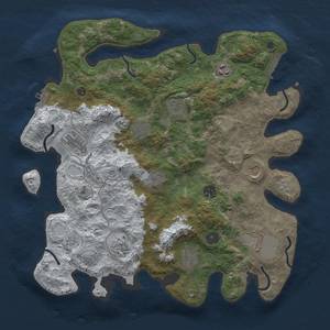 Thumbnail Rust Map: Procedural Map, Size: 3850, Seed: 1467358480, 20 Monuments