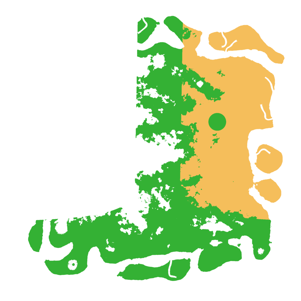 Biome Rust Map: Procedural Map, Size: 4500, Seed: 71638513