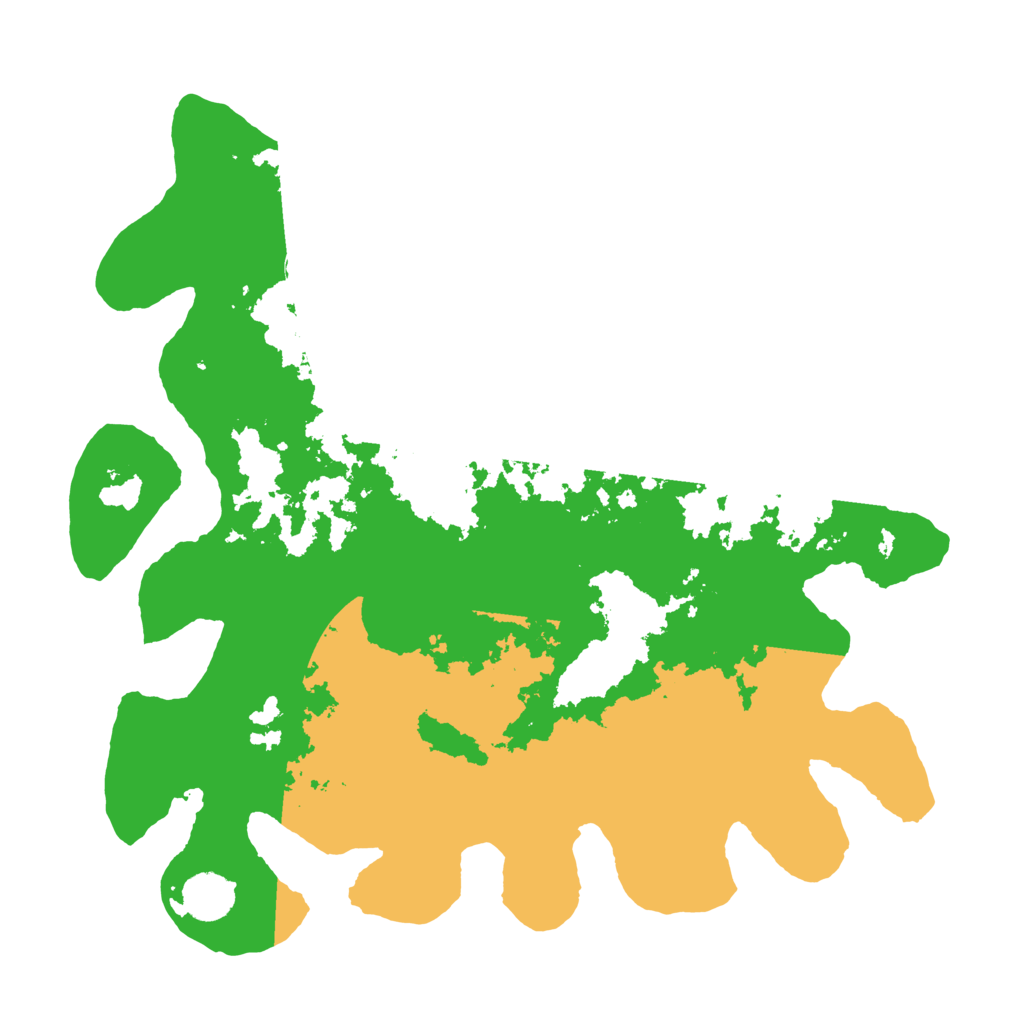 Biome Rust Map: Barren, Size: 3800, Seed: 2147483645